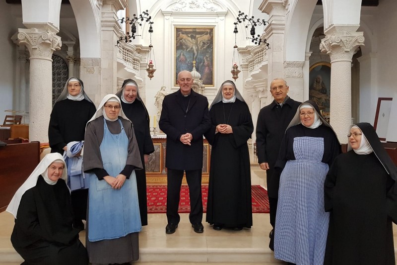 Nuncij Lingua prilikom boravka u Zadru posjetio Samostan benediktinki sv. Marije Nuncij Lingua prilikom boravka u Zadru posjetio Samostan benediktinki sv. Marije