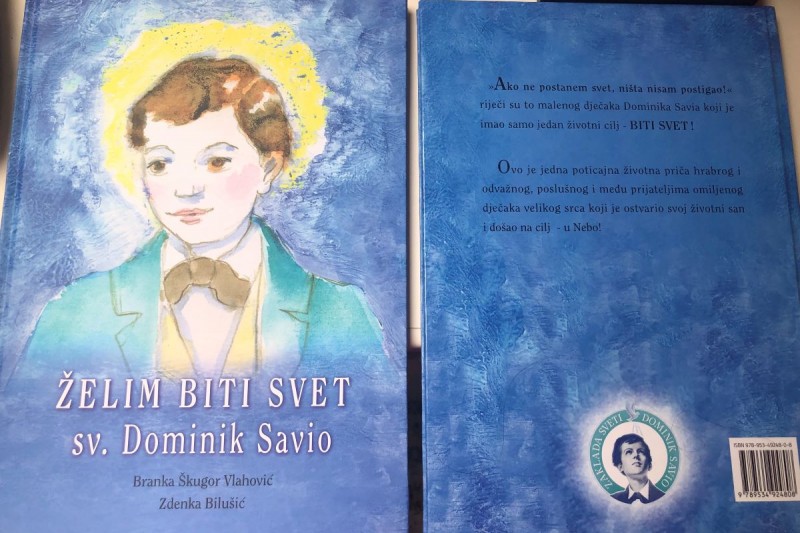 Objavljena slikovnica za djecu „Želim biti svet“- sv. Dominik Savio Objavljena slikovnica za djecu „Želim biti svet“- sv. Dominik Savio